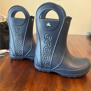 CROCS Kids Blue Rain & Snow Boots